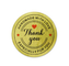 ODM Bopp Golden Logo Thank You Stickers For Small Business