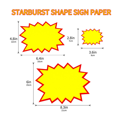 Supermarket Advertising Shelf Display Wobbler Sticker PET / PP / PVC / POP