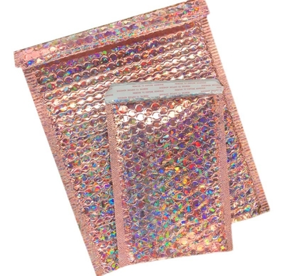 Holographic Poly Metallic Bubble Envelopes Mailer For Shipping