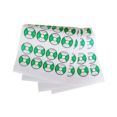 Glossy Matte Finish Self Adhesive Paper Labels Printing Custom Kiss Cut