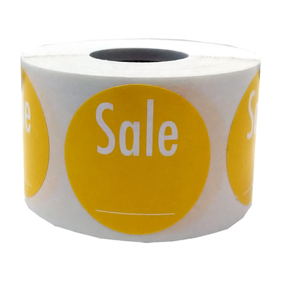 Round Rectangle Shape PVC Sticker Label Supply Waterproof