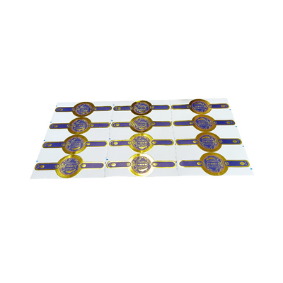 Disposable Takeaway Baking Box Waist Seal Printing Label Sticker Hot Stamping