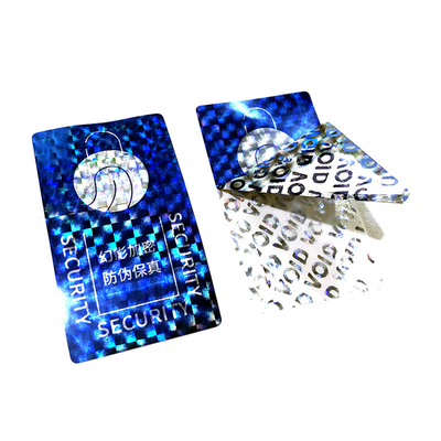 3d Holographic Adhesive Hologram Label Sticker Custom Logo Anti Counterfeit