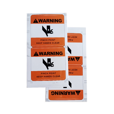 Label Vinyl Adhesive Stickers Safety Warning Danger Voltage Warning Keep Out