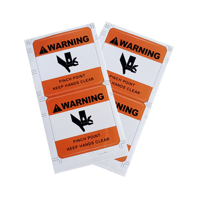 Label Vinyl Adhesive Stickers Safety Warning Danger Voltage Warning Keep Out