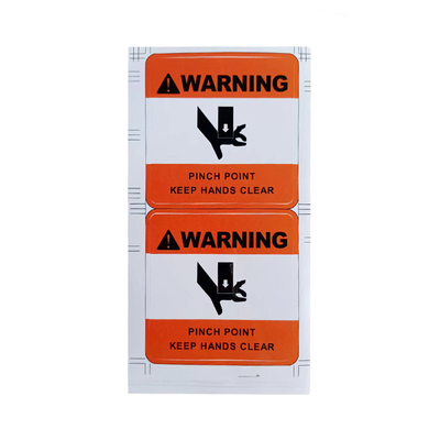 Label Vinyl Adhesive Stickers Safety Warning Danger Voltage Warning Keep Out