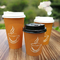 Hot Drink Disposable Food Packaging Paper Takeaway Coffee Cups for Milk tea 24oz