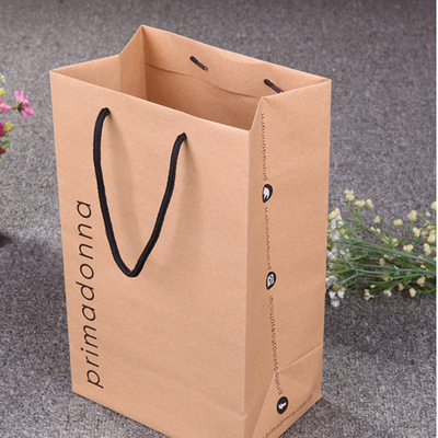 Personalised Printed Takeaway Paper Bag Tote With Handle