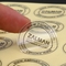 Custom Waterproof Transparent Hot Stamping Label Gold Foil Sticker Roll