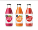 Personalized Waterproof Transparent Bottle Sticker Labels for Beverage Juice Bottle