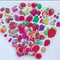 Printing Waterproof Kiss Cut Stickers Cute Strawberry Fruit Packaging Label