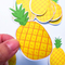 Vegetable Fruit Die Cut Kiss Cut Stickers Roll Pineapple Grape Pear Blueberry