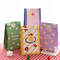 Gelebor Kraft Paper Cartoon Disposable Food Packaging Bag For Snack Nuts Candy Bread