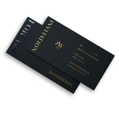 C6 B6 Luxury Black Business Invitation Gift Card Envelopes Design For Company Anniversary