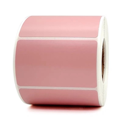 Pink Thermal Printer Roll Sticker Paper Logistics Transportation Printing Label