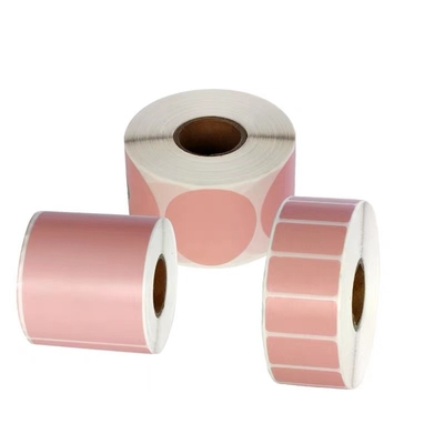 Pink Thermal Printer Roll Sticker Paper Logistics Transportation Printing Label