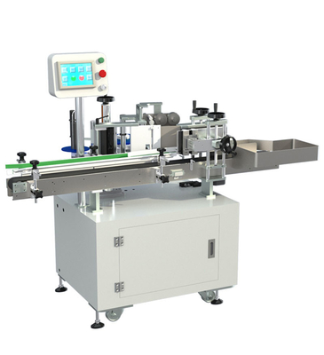 Tabletop Cylindrical Round Bottle Labeling Machine Sticker For Glass Plastic Bottle Can