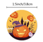 1Inch Removable Cute Holiday Round PVC Label Sticker Decals Roll