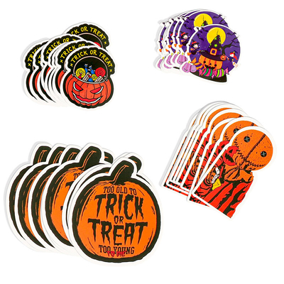 ODM Adhesive Halloween Window Vinyl Kiss Cut Stickers Printing