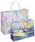 Odm Oil Hand Painted Clothes Shopping Bag Art Style Kraft Paper Bag 157gsm