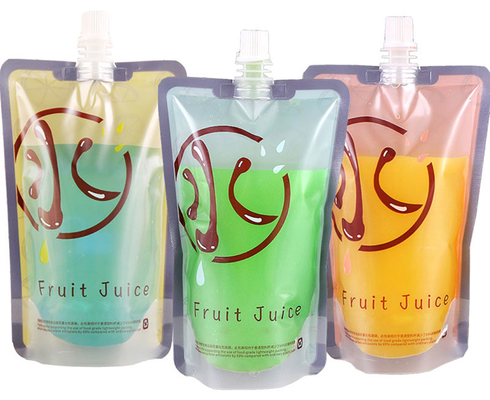 Degradable Spout Pouch Packaging Personalized Drink Pouches For Juice