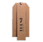 Personalised Kraft Leather Hangtag Brown Price Tags Label For Brand Clothing Luggage