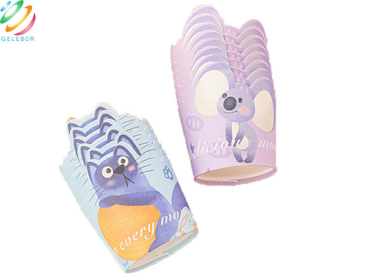 Small Muffin Paper Liners Cake Pans Tray High Temperature Resistant