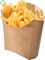 Waterproof Disposable Food Packaging Oilproof French Fries Box