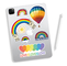 Personalized BOPP Rainbow Kiss Cut Stickers Printing for Wall Decal