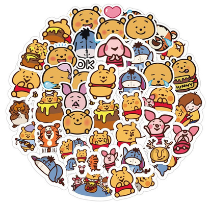 Decorative Scrapbook Stickers And Embellishments Cute Bear Shape Cut Stickers