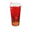 ODM 9oz Paper Disposable Christmas Cup For Drink Coffee Milk Tea