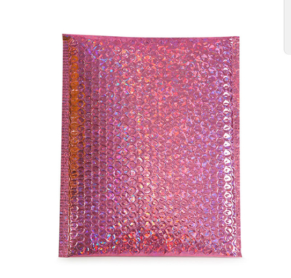 Holographic Poly Metallic Bubble Envelopes Mailer For Shipping