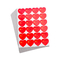 Red Five Pointed Star Red Flag Sticker For Advertising Decoration