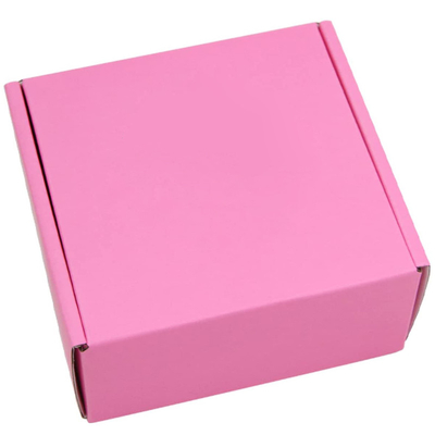 Wrapping Pink Corrugated Gift Box For Mailing Shipping Storage