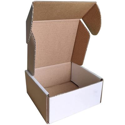 Custom Recyclable White Shipping Box Corrugated Shipping Mailing Packaging