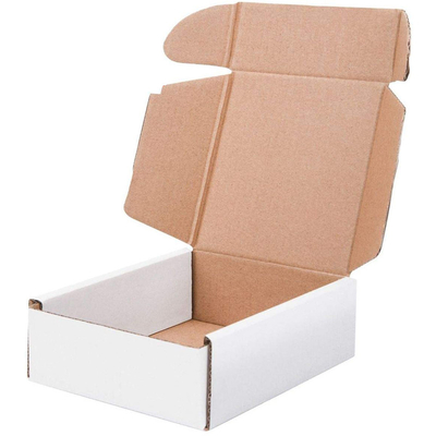 Custom Recyclable White Shipping Box Corrugated Shipping Mailing Packaging