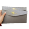 Luxury Foil Logo Grey Paper Packet For Birthday Wedding Invitation Envelopes Card