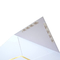 Custom White Design Logo Wedding Invitation Envelope With Gold Foil Edge Line