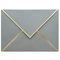 Grey Paper Gift Card Envelopes Custom Printing Design Luxury