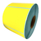Waterproof Label Paper Roll Color Round Yellow Waybill For Thermal Printer