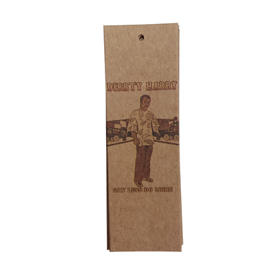 Custom Garment Cardboard Kraft Paper Printing Hang Tags For Clothing