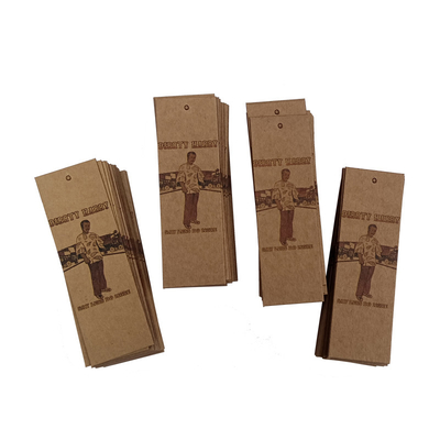 Custom Garment Cardboard Kraft Paper Printing Hang Tags For Clothing